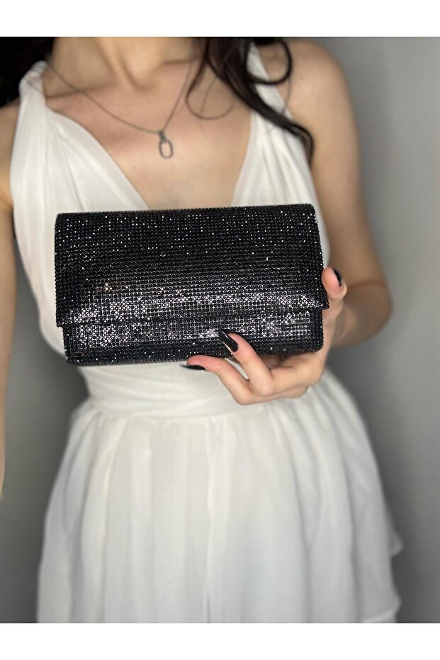 EVENING DRESS BAG MINI ALL STONES 450