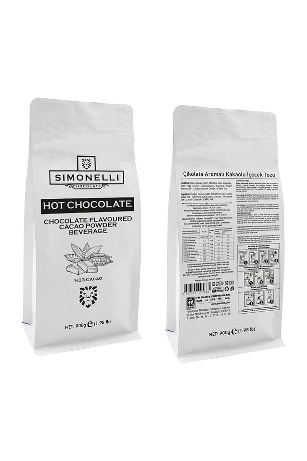 Sıcak Çikolata Çikolata Aromalı 900g Paket - 1