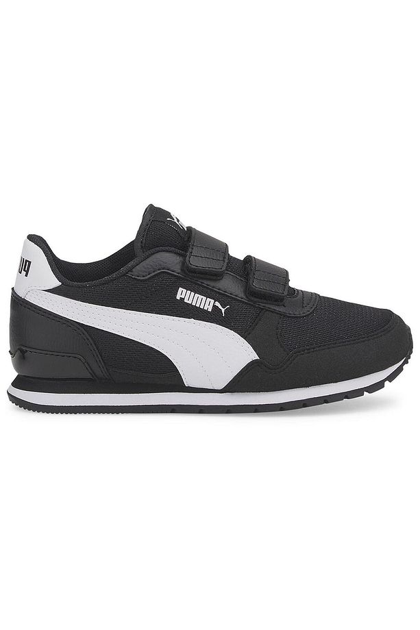 St Runner V3 Mesh V Ps Çocuk Siyah Günlük Stil Ayakkabı - 1