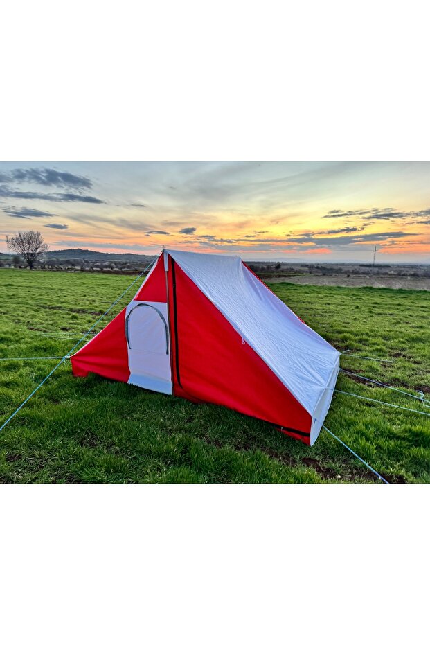 İzci Kamp Çadırı Kırmızı - 2