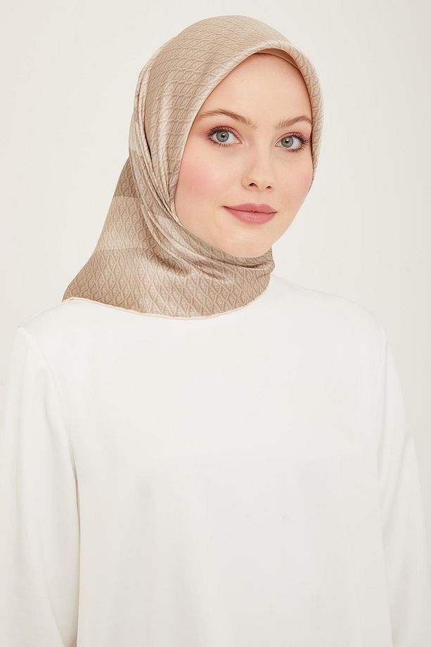 Ipek Eşarp 9111d-08 2024 Yaz Ipek Twill - 1
