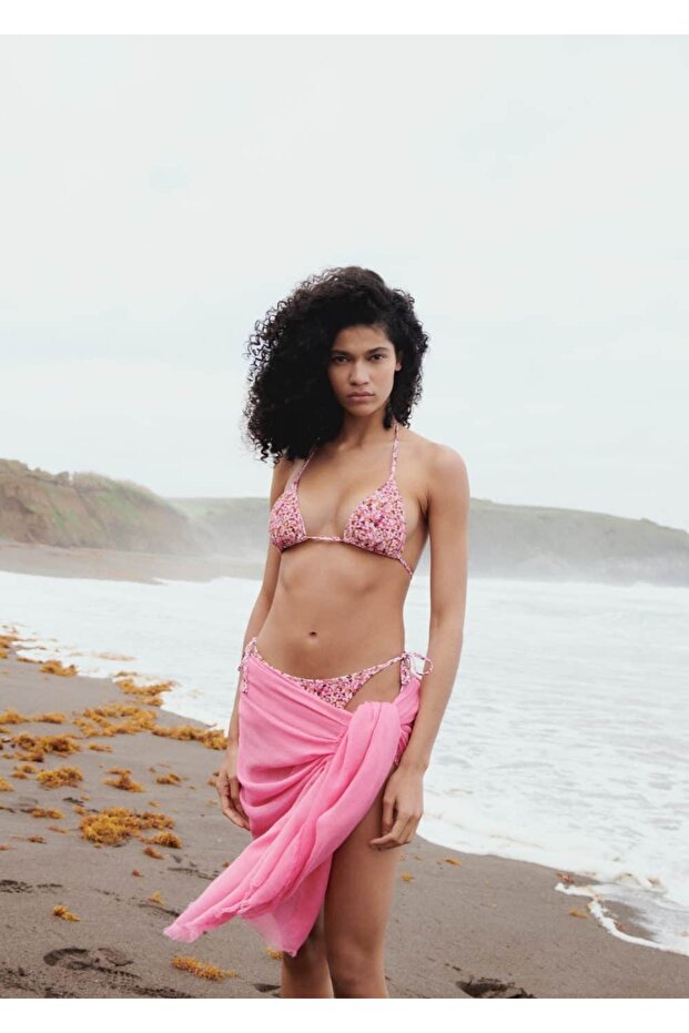 Keten karışımı fular - 2