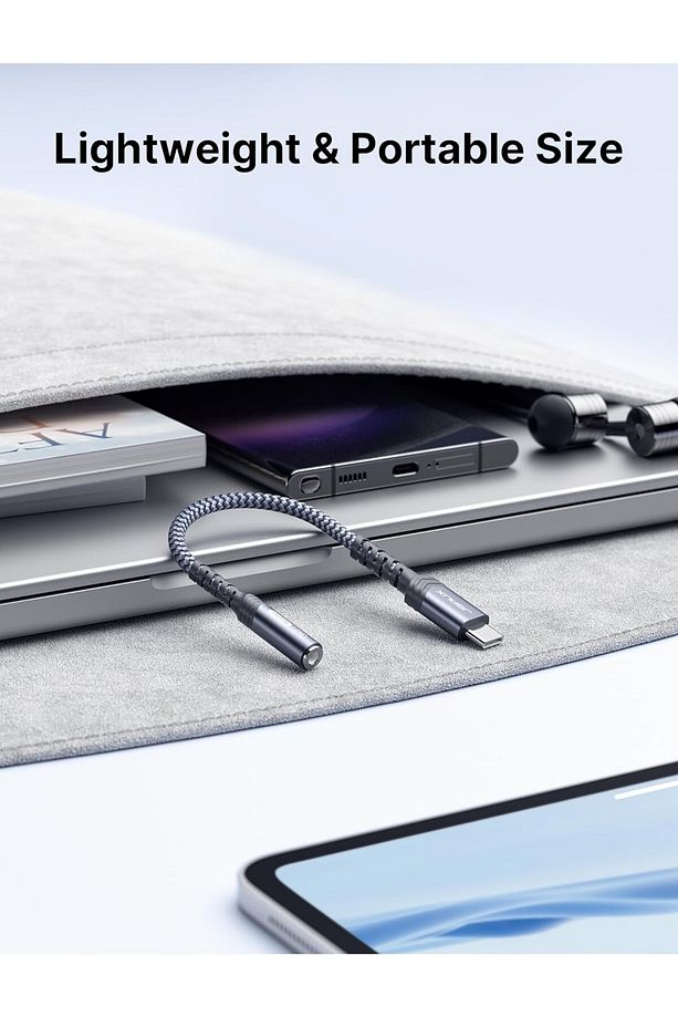 Usb-C Type-C To 3,5 mm Kulaklık Jack Hifi Adaptörü Aux Ses Dönüştürücü Kulaklık Kablosu CM0011 - 4