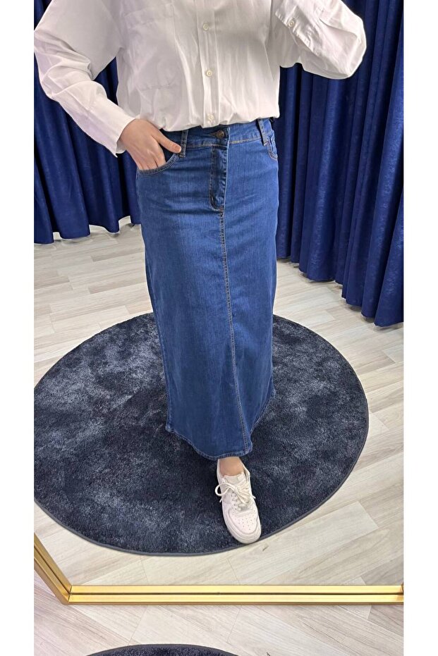 Fusta de blugi de damă - 4