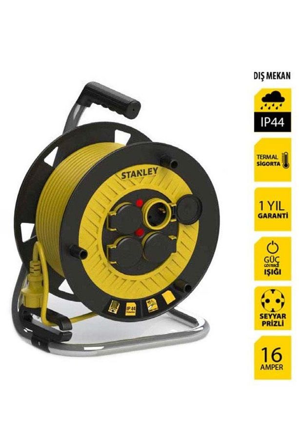 St-p-4025 Profesyonel Makaralı Uzatma Kablo 3x2.5 Mm 40 Metre Sxecfl2rcve - 2