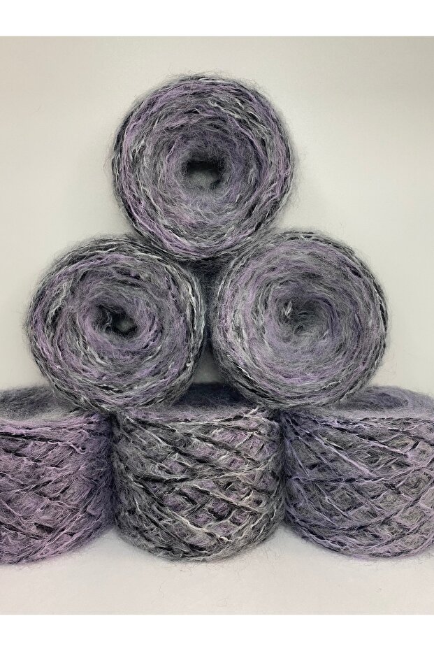 Moher Translucent: zelena, Lila Translucent Visual Net 600 gr - 1