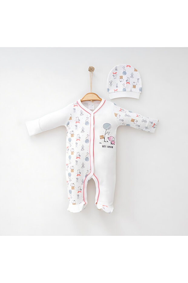 Baby Jumpsuit Cotton Unisex Long Sleeve 0-3 Months