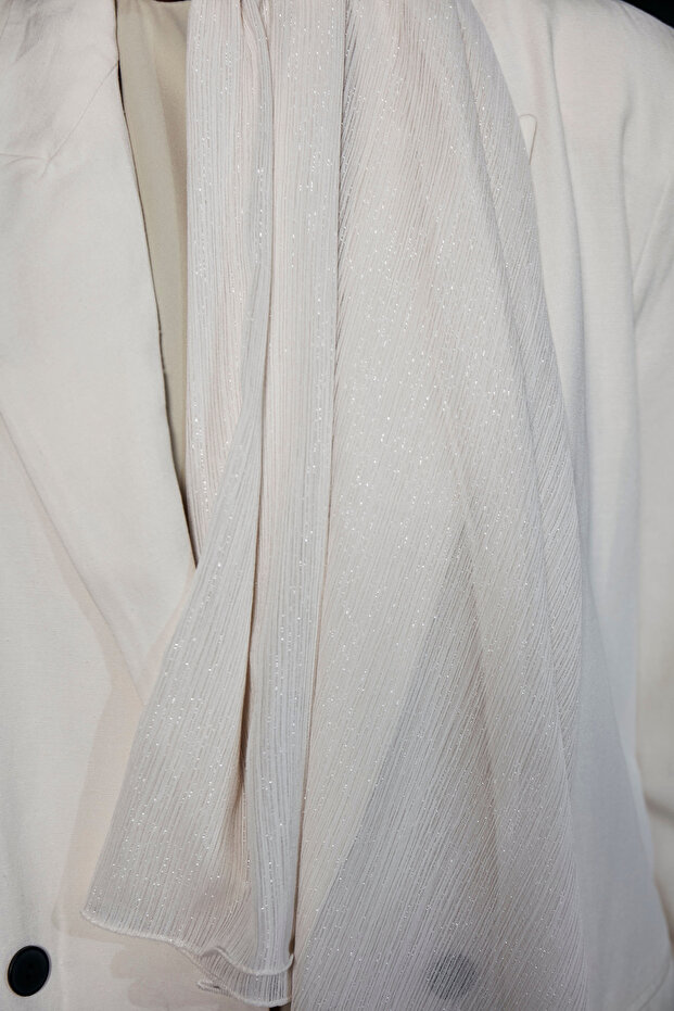 Simli Abiye Şal - 4