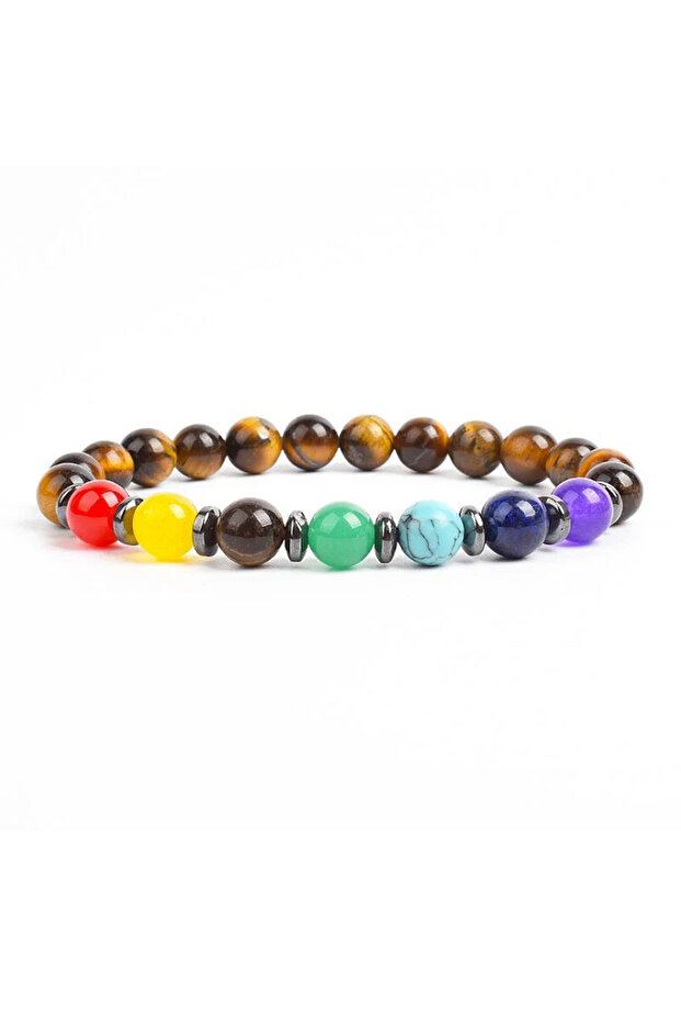 7 Pieces Chakra Natural Stone Energy Bracelet