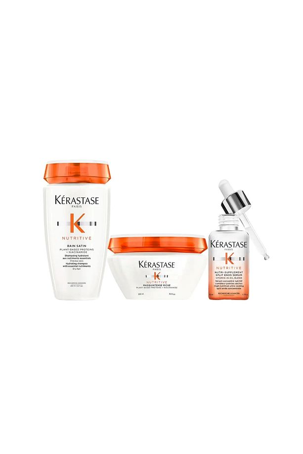 Nutritive (Bain Satin Riche 250ml-Masquintense Riche 200ml-Nutri Supplement Serum 50ml) CYT797464643 - 1