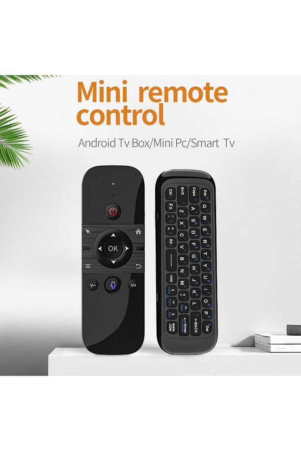 2.4ghz Klavye Ses Asistan Destekli Jiroskop Mouse Akıllı Tv Android Box Klavyeli Uzaktan Kumanda - 1