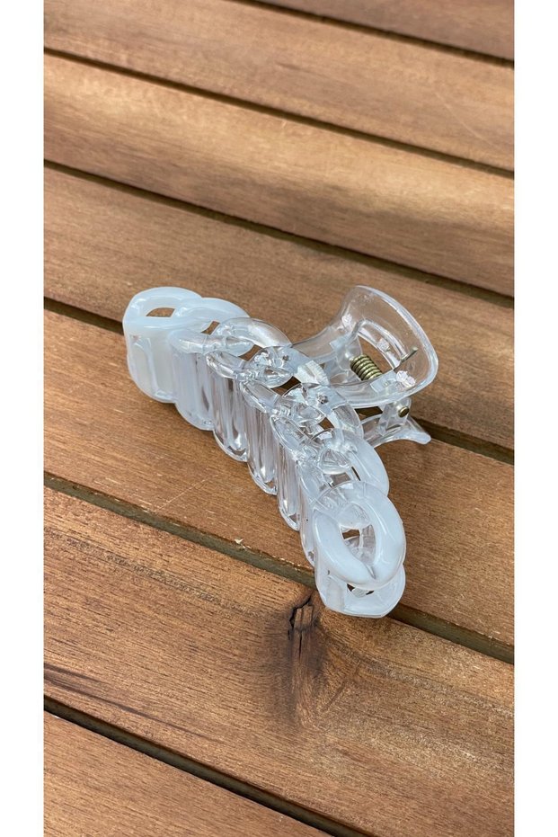 White Patterned Latch Buckle - SBT1867