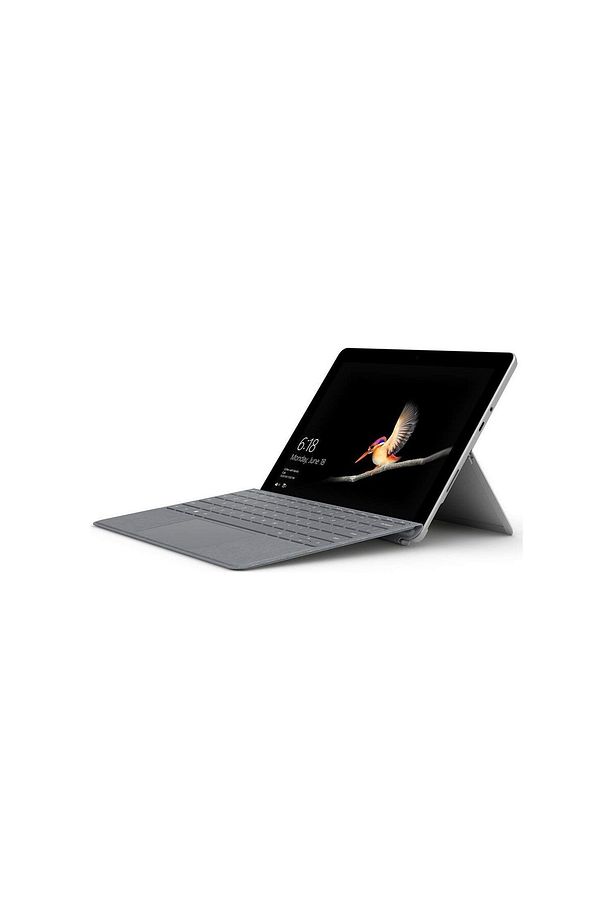 Surface Go Tablet Uyumlu Alcantara Signature Type Cover İngilizce Klavye - Gri yni tsrm718675 - 2