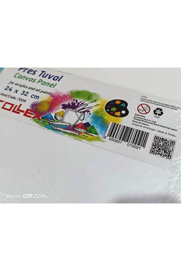 Pres tuval 24x32 cm  Canvas panel (2adet) - 1