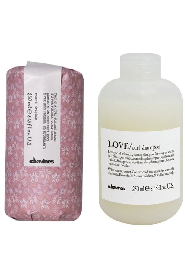 Love Curl Şampuan 250 Ml + Curl Building Serum 2'li Kıvırcık ve Bukleli Saçlar İçin 250 Ml.. - 1