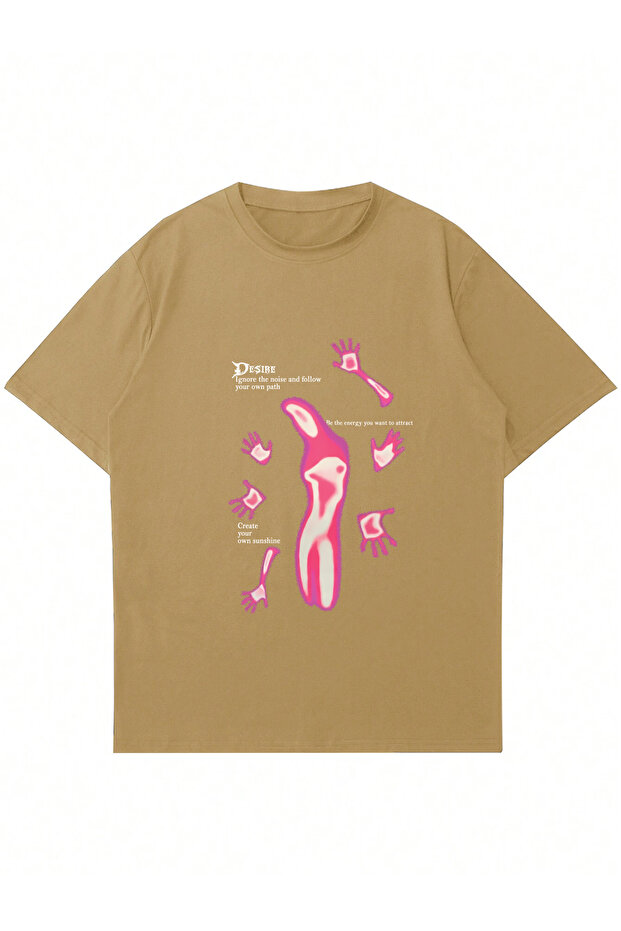 Unisex Create Your Own Sunshine Printed Oversize T-shirt