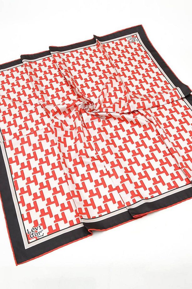 Mat Siyah Trend Twill Eşarp - 4