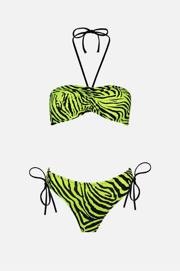 20522 Sarı Straplez Bikini Takımı - 5