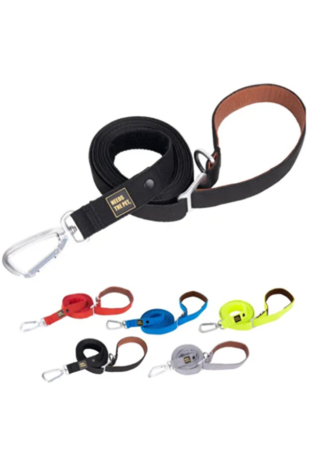 Dog Leash G230 Adjustable Length Lightweight Buckle Leash Seat Belt Carabiner 2.3m