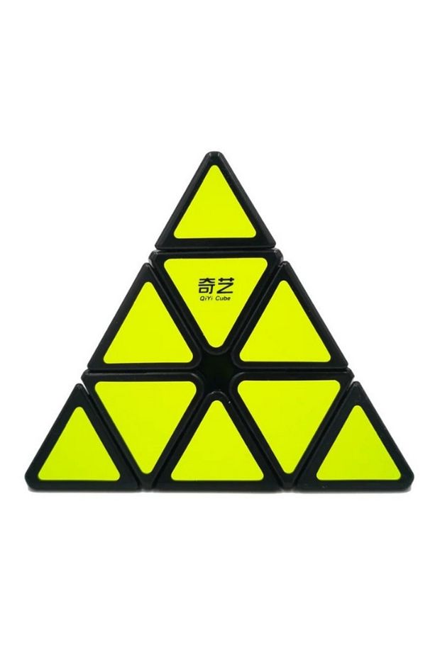 Qiyi Qiming A Pyraminx Neon Renkler Speed Küp Profesyonel 3x3 Üçgen Zeka Küpü Rubik Küp - 6