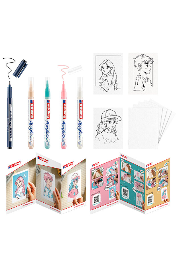 Manga Boyama Seti - 2