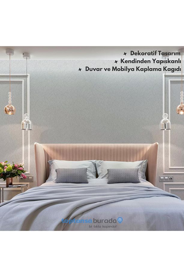 60cm×100cm Kendinden Yapışkanlı Modern Görünümlü Duvar Kağıdı Mutfak Dolap Masa Kaplama - 6