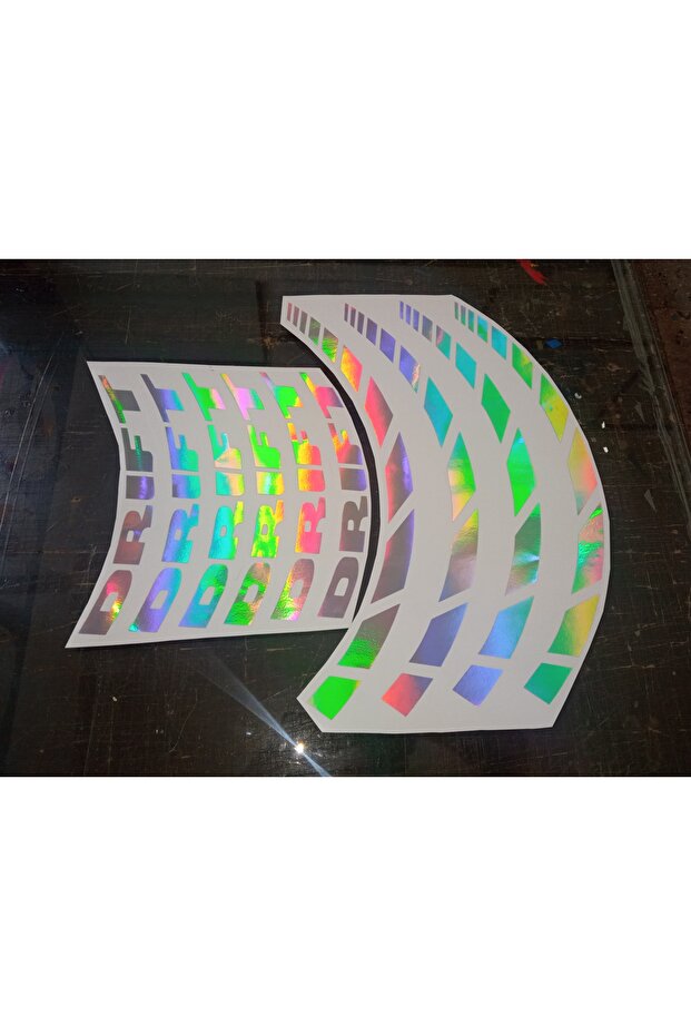 Drift L Hologram rim sticker wide
