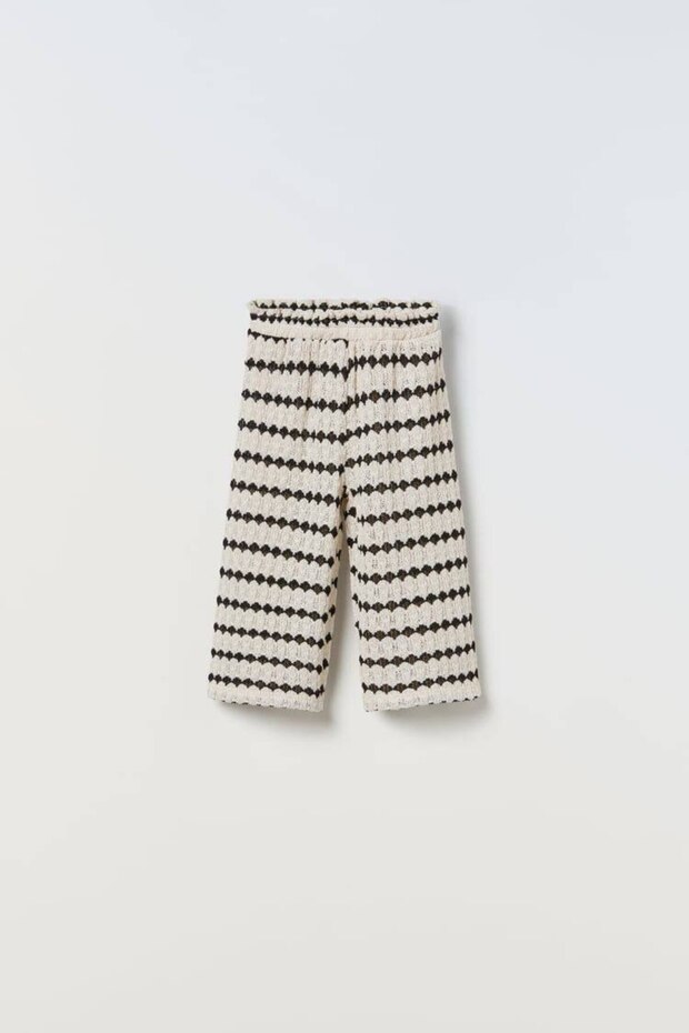 Knitted Wide Leg Girl's Bottom