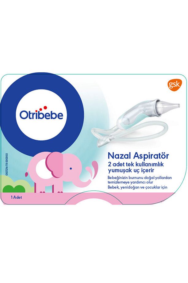 YENİ Otribebe Yumuşak Uçlu Nazal Aspiratör + 2 X Nazal Aspiratör Yedek Ucu 10'lu SKT:06/2026 - 2