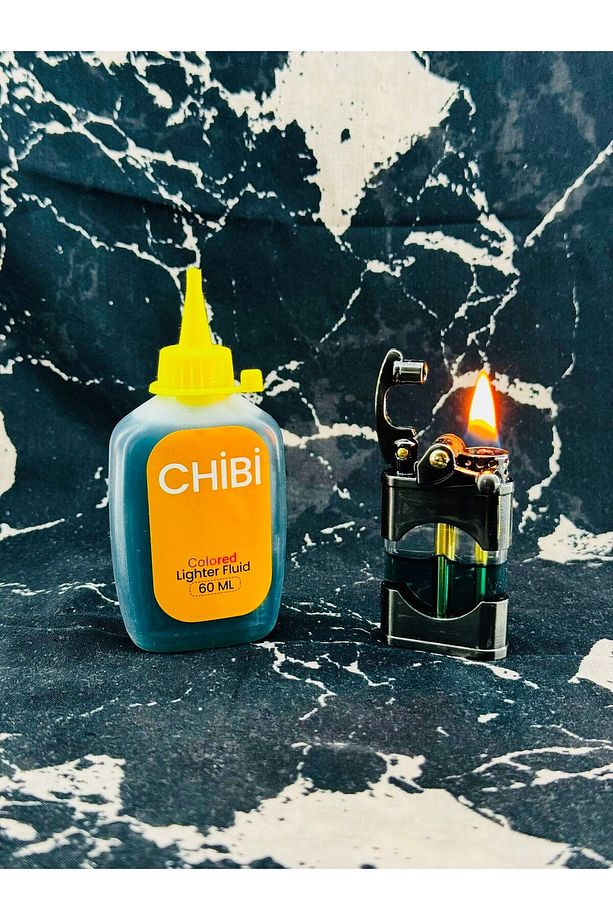Orijinal 60 ml Yeşil Renkli Çakmak Benzini - 2