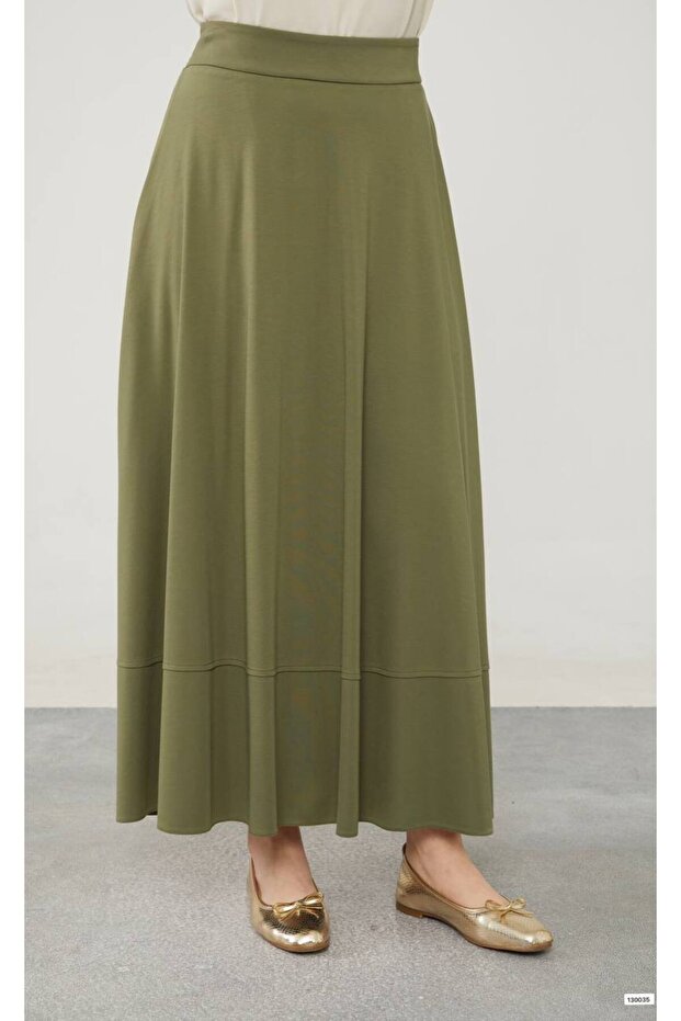 Kloş Etek Ceketli Basic Takım - 3