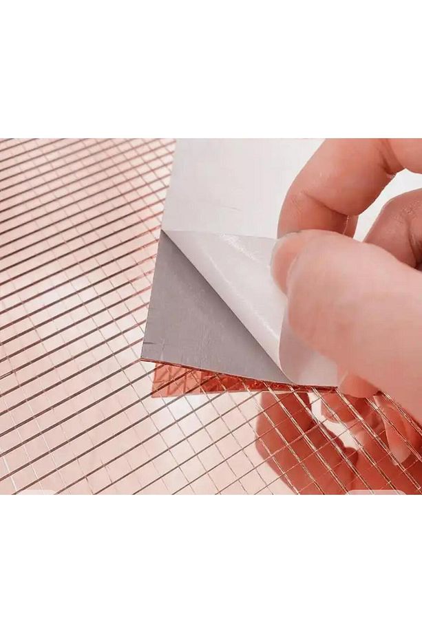 10x10 mm Kendinden Yapışkanlı Mozaik Ayna - 3
