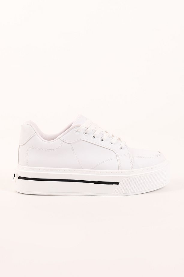 Platform Tabanlı Sneaker Ayakkabı - 1