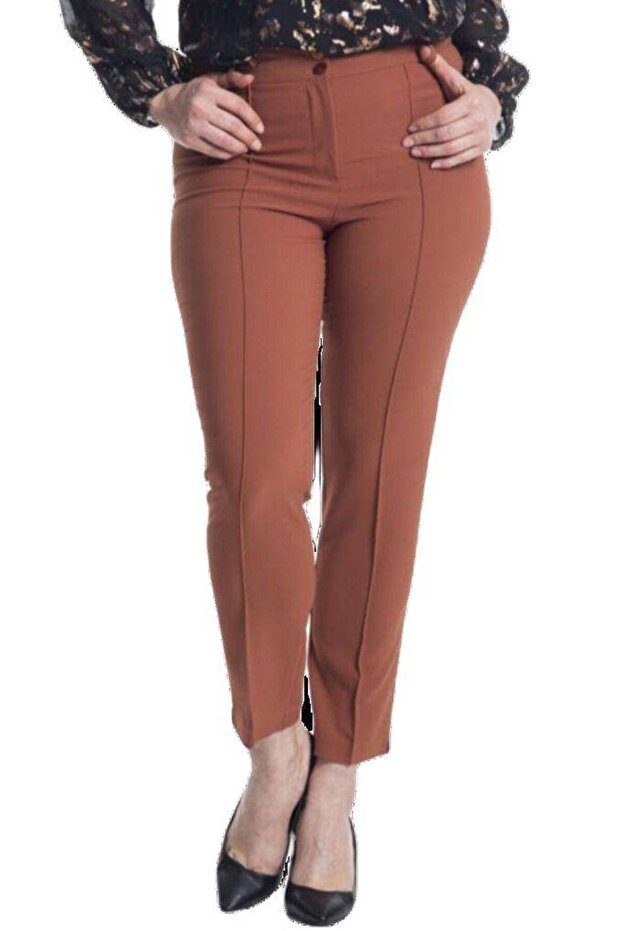 Bilek Boy Dikişli Pantolon - 4