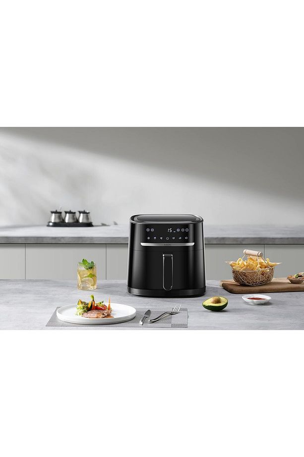 6Lt Hacim Çift katmanlı yapışmaz kaplama Akıllı kontrol paneli AirFryer & Fritöz Lambader Hediye - 5