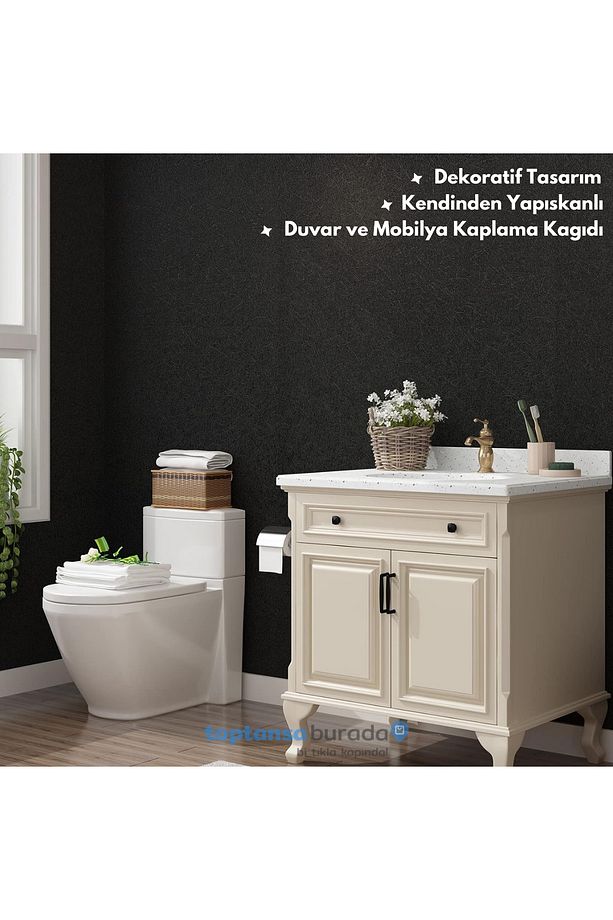 60cm×100cm Kendinden Yapışkanlı Modern Görünümlü Duvar Kağıdı Mutfak Dolap Masa Kaplama - 7