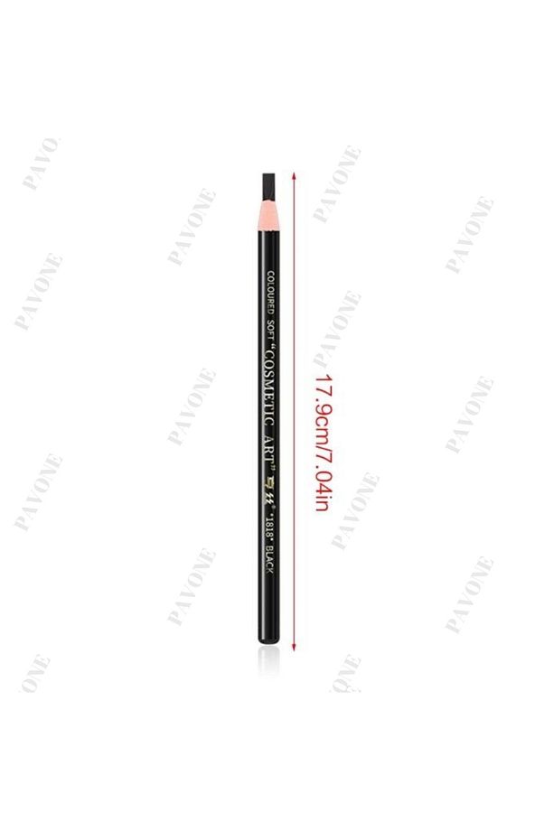 Ipli Kaş Tasarım Kalemi - Kalıcı Makyaj Işaretleme Kalemi - Microblading Kaş Kalemi - Siyah 1 Adet - 7
