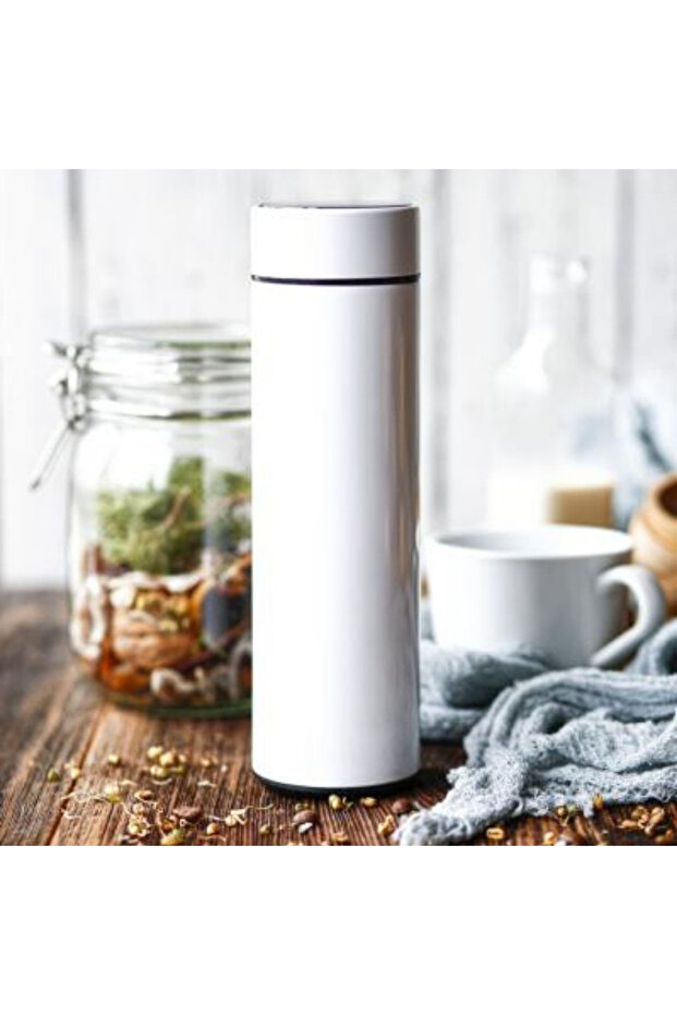 500 ML Dereceli Termos Beyaz - 3
