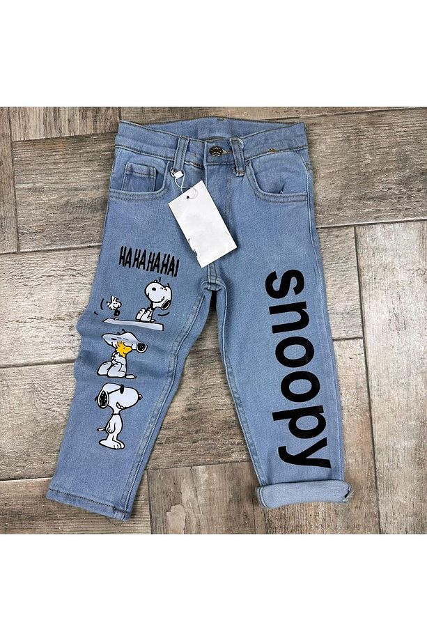 Yigit Butik Snoopy Baskılı Erkek Çocuk Pantolon - 1