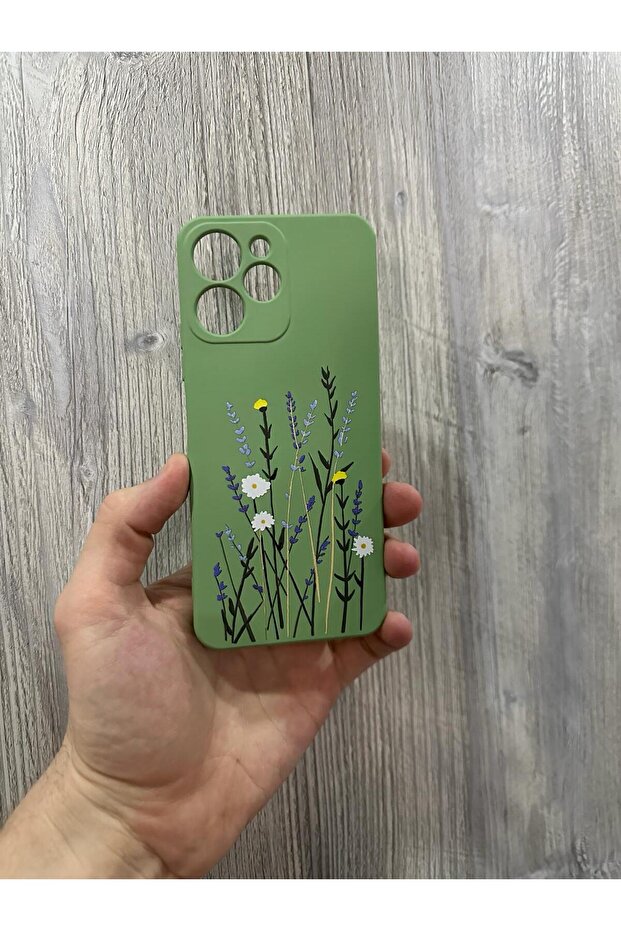 Xiaomi Redmi 12 Compatible Camera Protected Patterned Case - 1