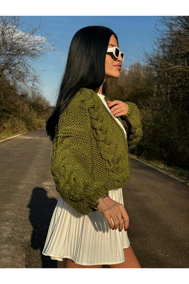 Greeny El Örgüsü Hırka