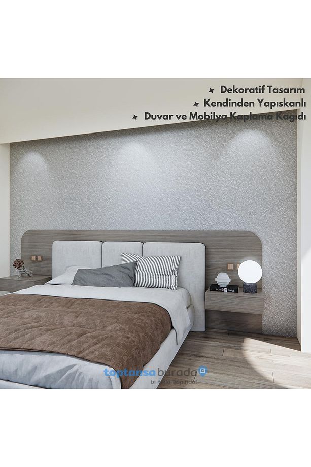 60cm×100cm Kendinden Yapışkanlı Modern Görünümlü Duvar Kağıdı Mutfak Dolap Masa Kaplama - 4