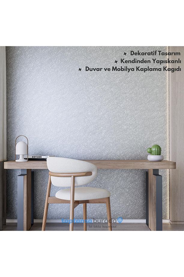 60cm×100cm Kendinden Yapışkanlı Modern Görünümlü Duvar Kağıdı Mutfak Dolap Masa Kaplama - 2