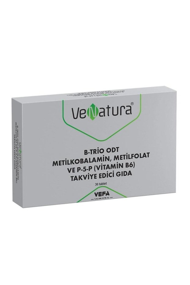 B-Trio ODT - 30 Tablets Methylcobalamin, Methylfolate and P-5-P Food Supplement (E2'quality)