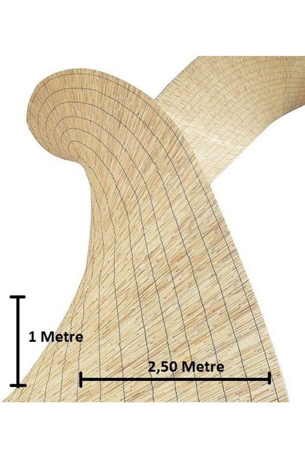 Kamış Hasır 1 Metre X 2,50 Metre - 1