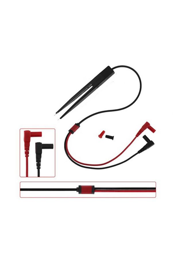- Smd Test Probu Direnç Kapasite Bobin Diyot Multimetre Avometre Test Klipsi Prob Cımbız - 5