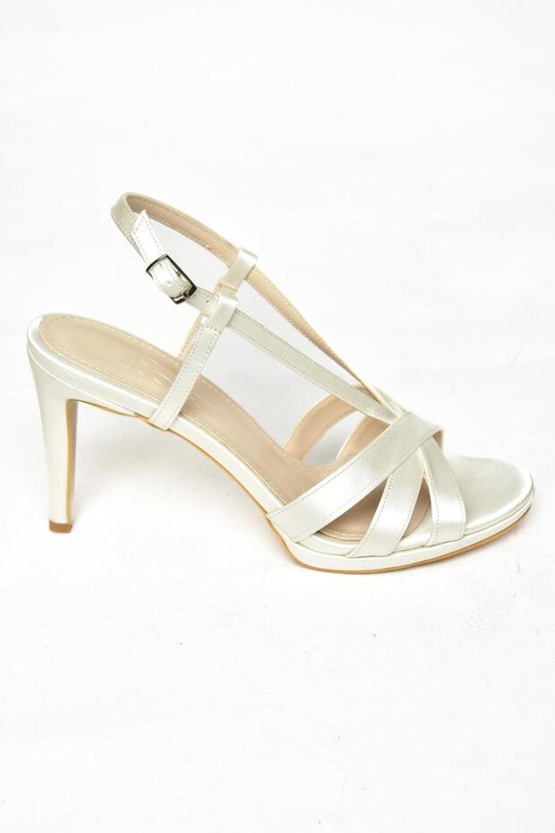 S569714304 Mother of Pearl szövet vékony sarkú női cipő - 5