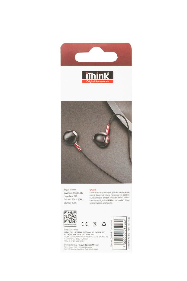 Kulaklık Kl-310 Black Red - 4