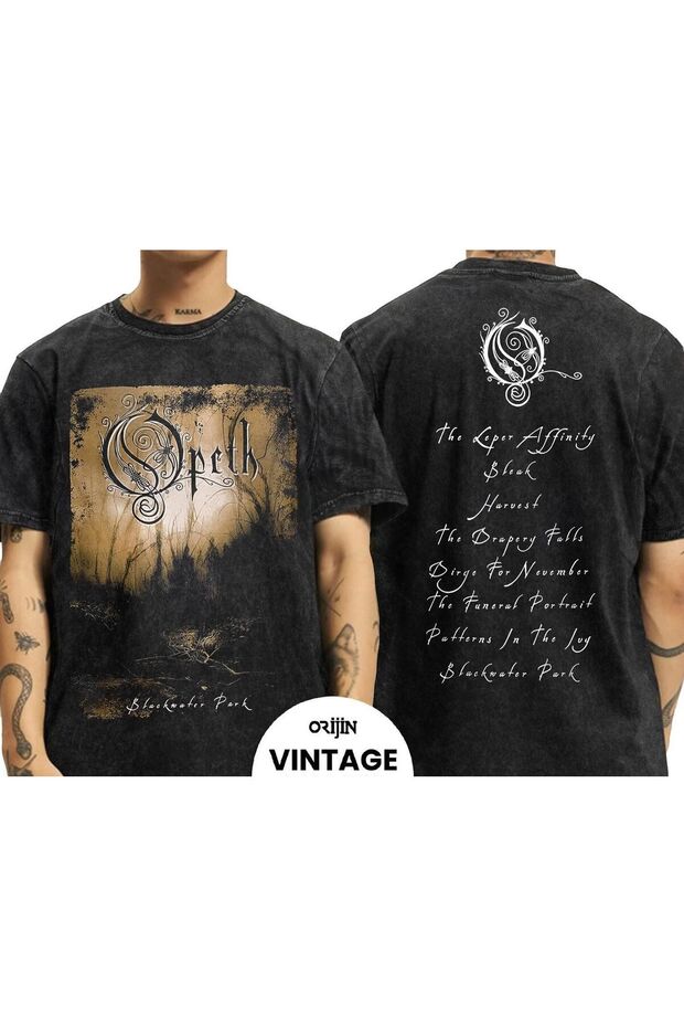 Opeth Washed over Size T-Shirt
