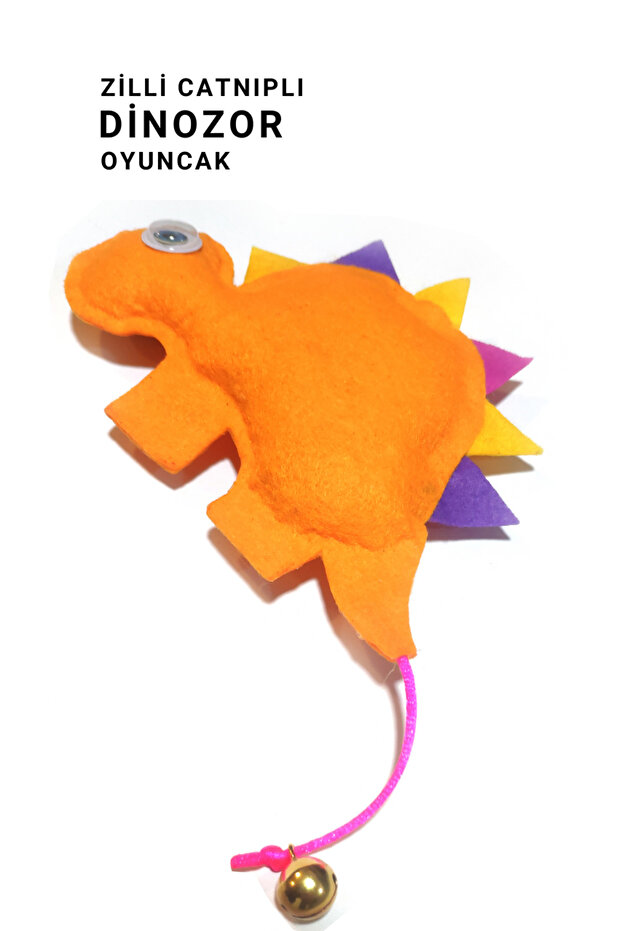 Zilli ve Kedi Naneli (Catnip) Dinozor Oyuncak - 2